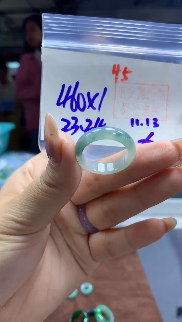 未镶嵌定制翡翠戒圈#460元-毛货需精细抛光