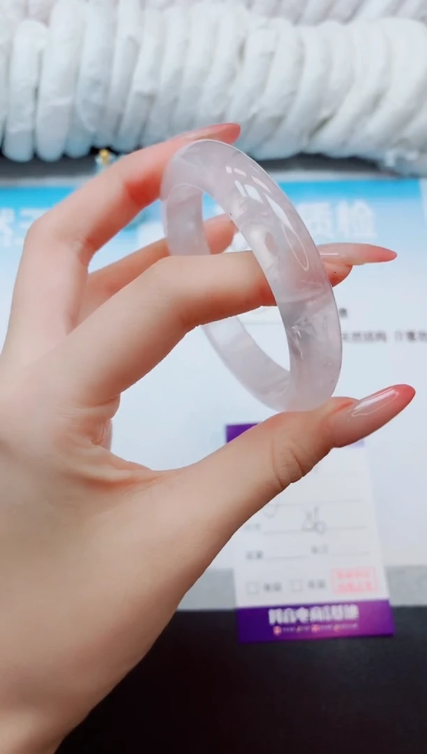 未镶嵌手镯石英质玉23K58-56