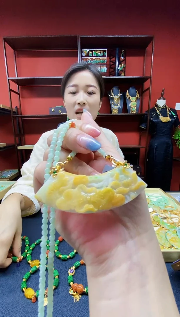 颈饰未镶嵌翡翠翡翠吊坠