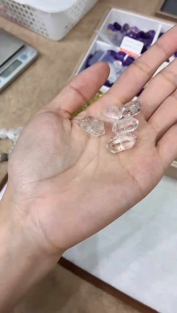 未镶嵌手串水晶闪灵双尖多样性发一个