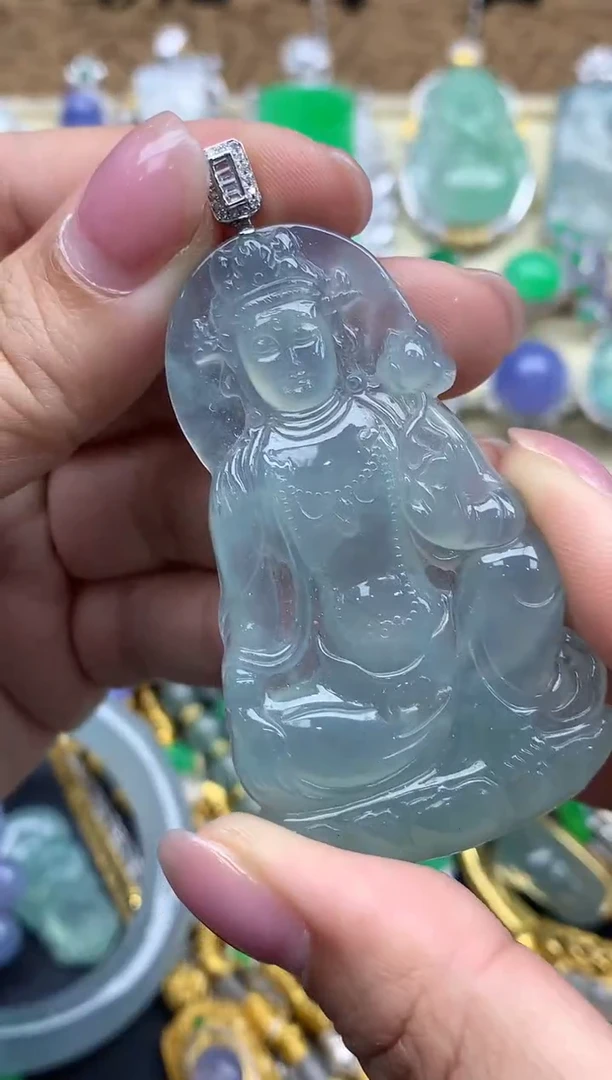 【闪购商品】翡翠颈饰18K金镶嵌663-中国好珍宝