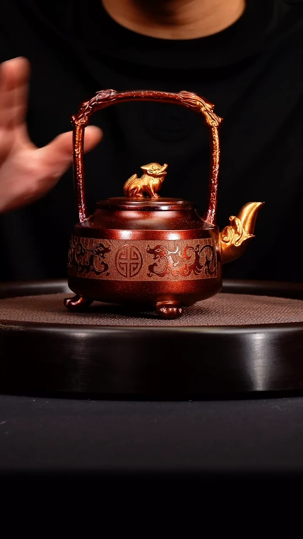 茶壶紫砂  宜兴紫砂原矿壶