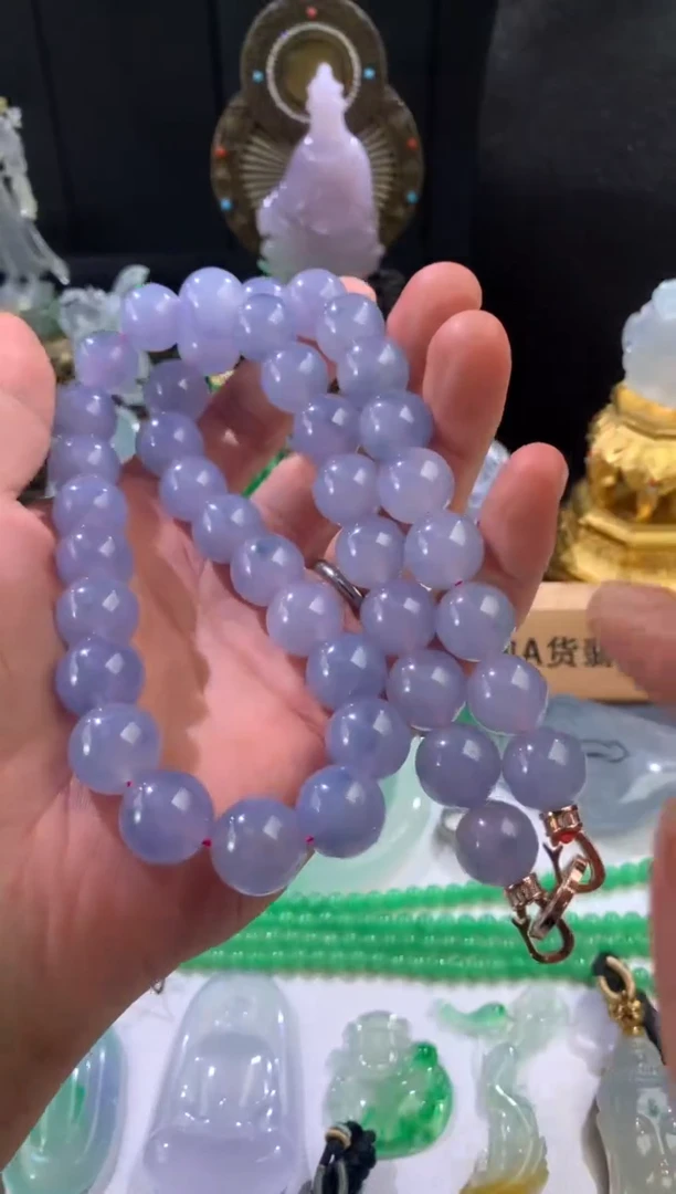 项链未镶嵌翡翠翡翠珠链项链