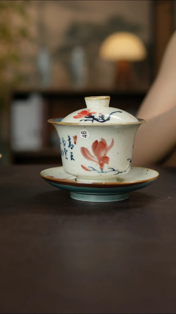 杯景德镇陶瓷柴烧手作瑕疵