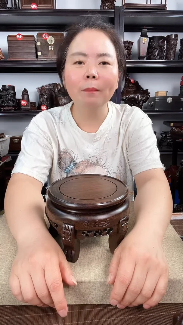 木乐*老李红木工艺品2个15公分