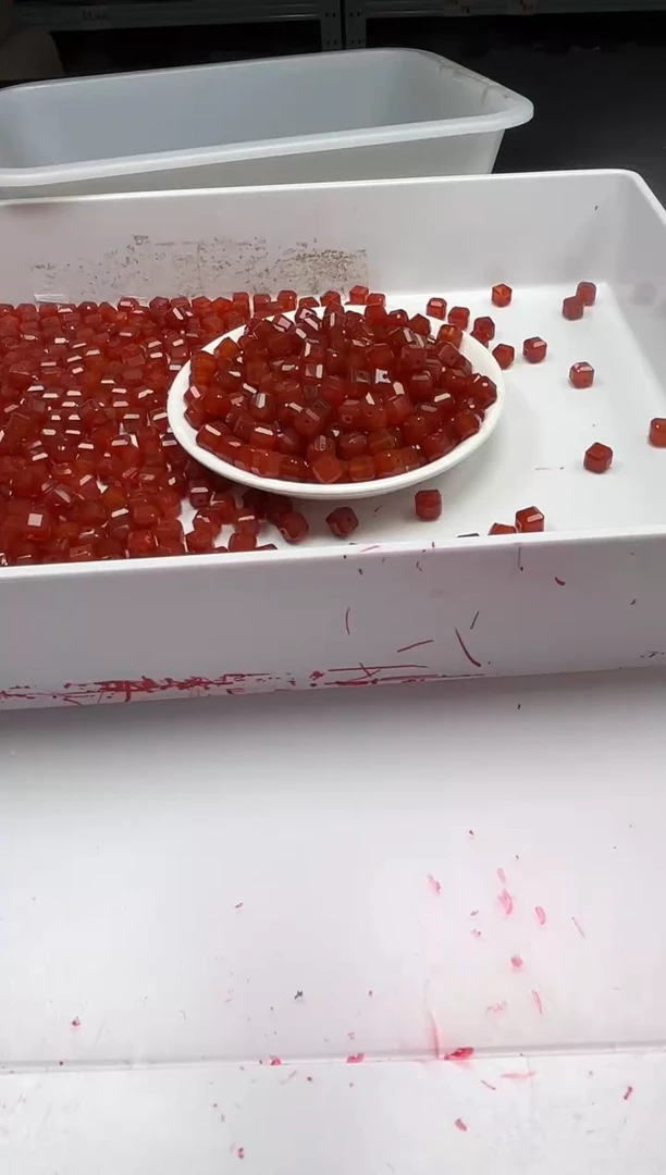 颈饰未镶嵌南红玛瑙w3107南红方糖8mm*10颗