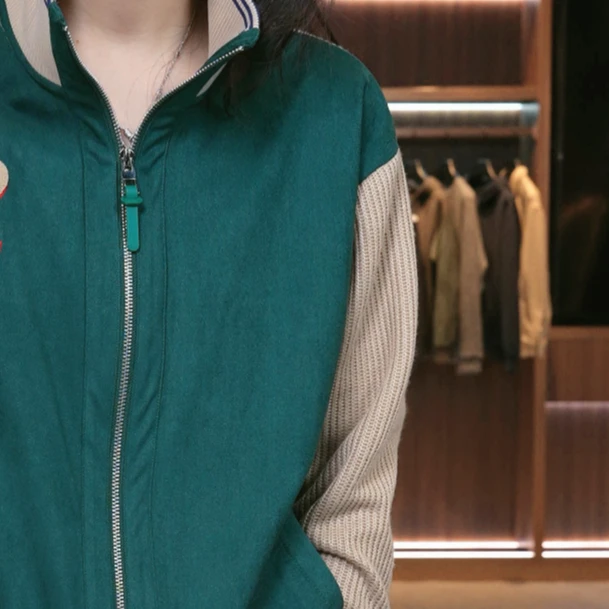 【绘尚D1JH黛仪3083】美式秋冬休闲百搭情侣款个性外套W253083