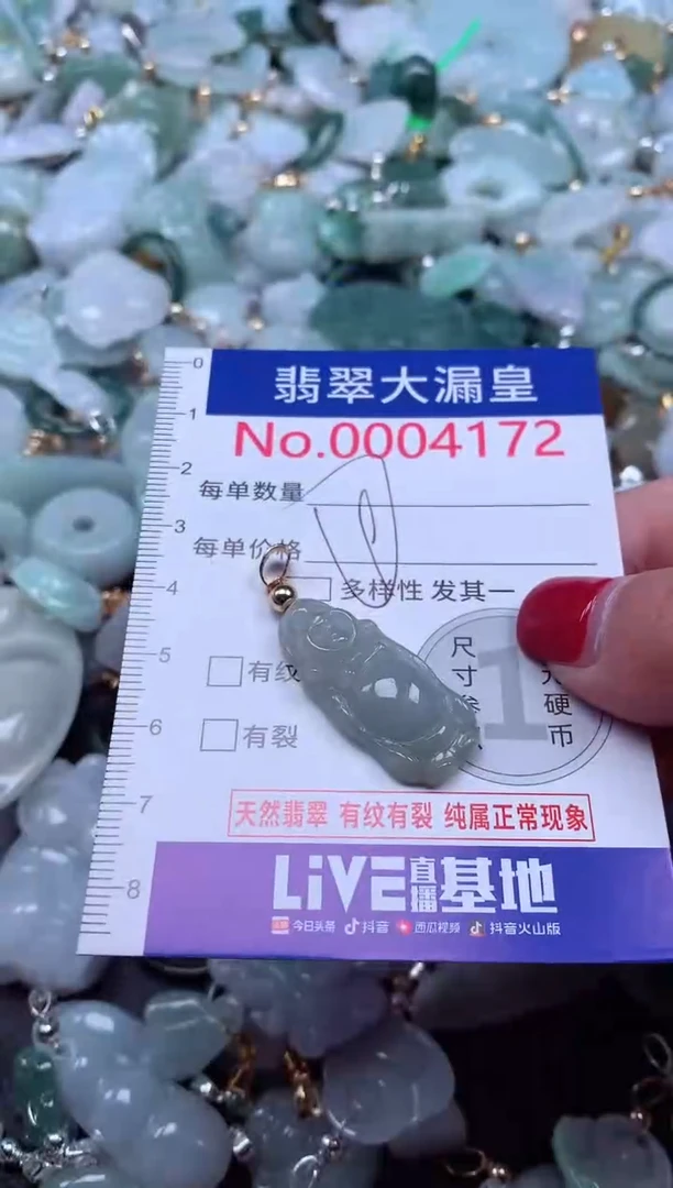 颈饰未镶嵌翡翠4172