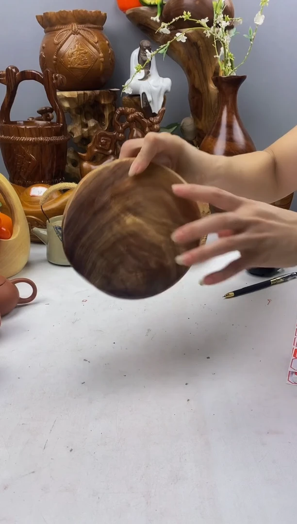 香樟木43三足墩墩/尺寸15*5