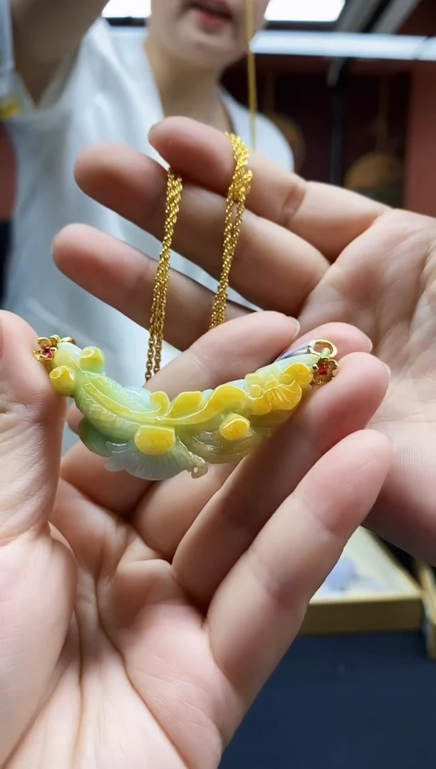 颈饰未镶嵌翡翠翡翠吊坠