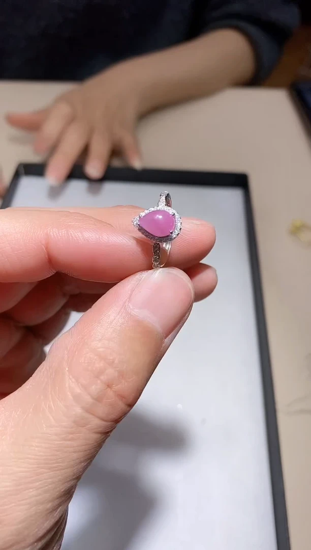 【闪购商品】红宝石戒指银S925镶嵌多样性发其一【59】