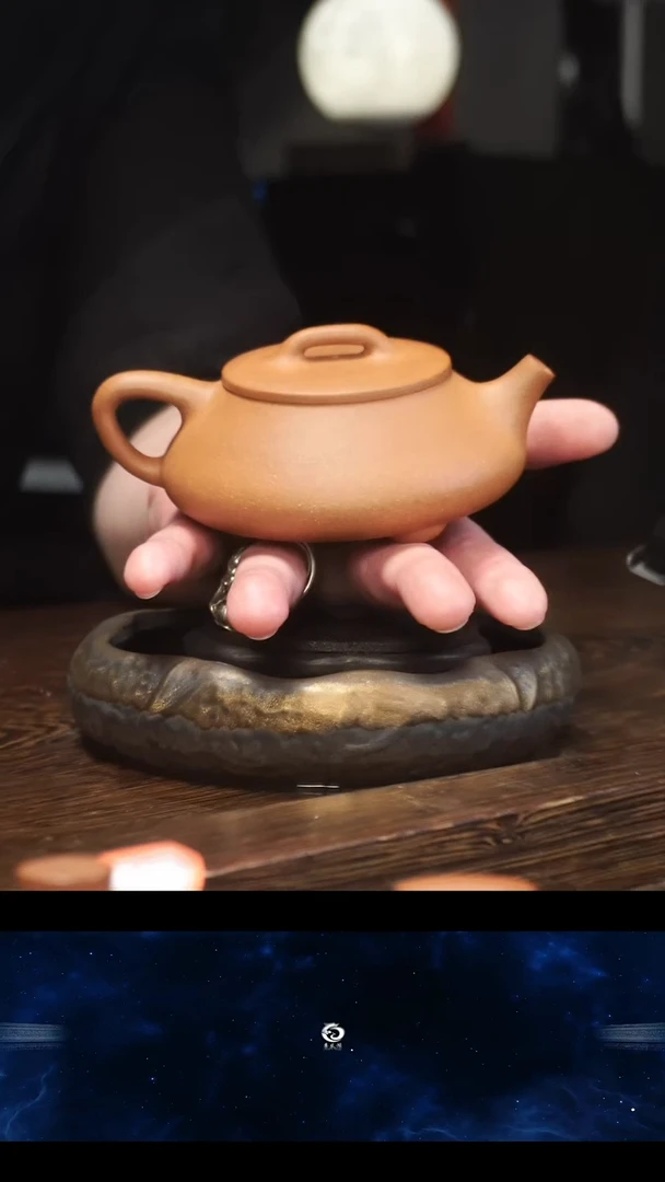 【闪购商品】紫砂茶壶降坡泥-扁石瓢