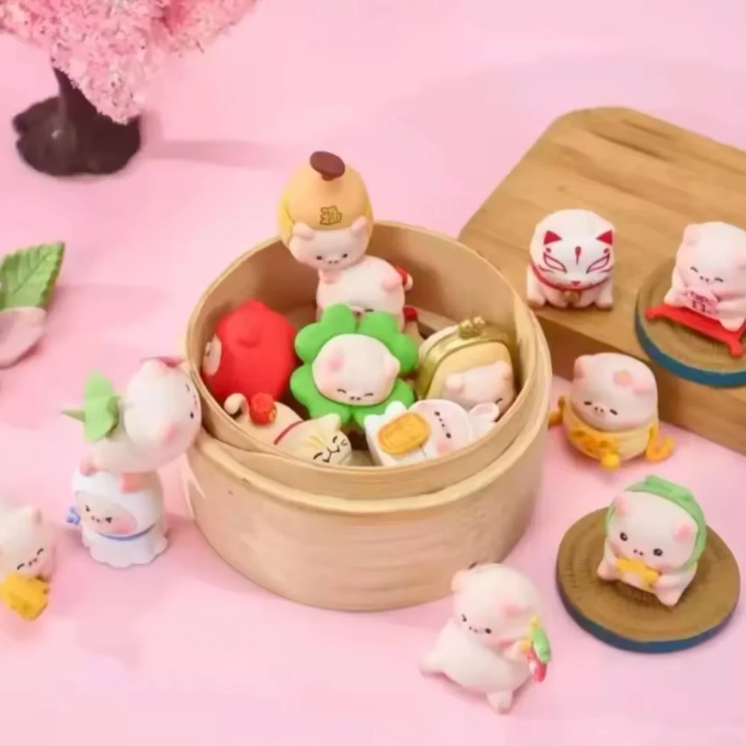 【正品宝运猪猪.祈福物语系列正版盲盒潮玩手办公仔数码宝贝盲盒