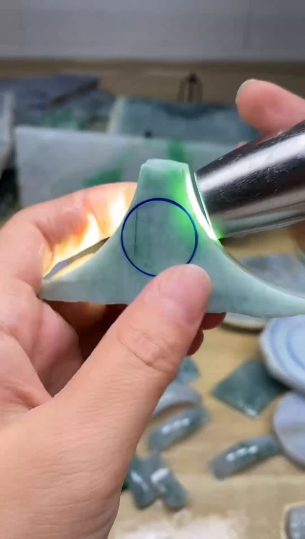裸石翡翠缅甸翡翠A货497