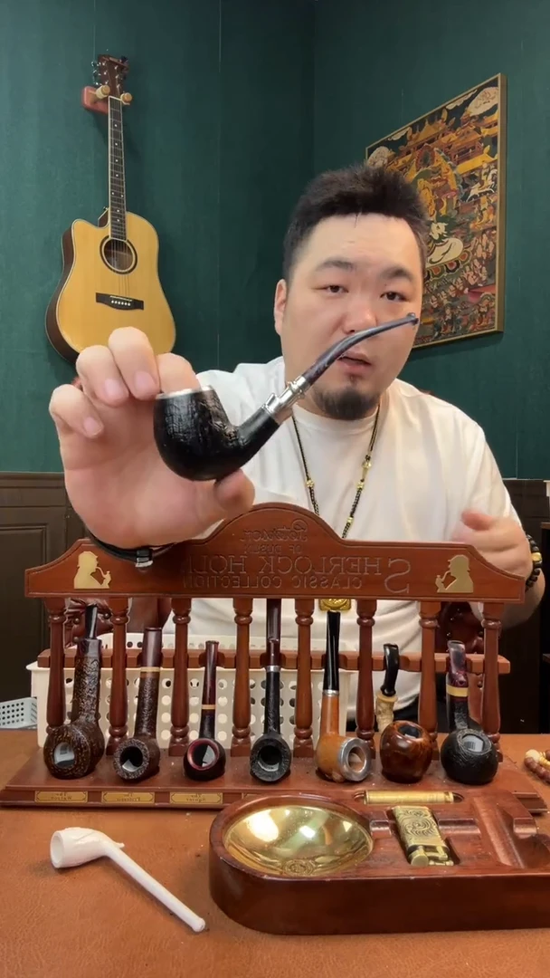石楠木木雕款意大利进口石楠木烟斗
