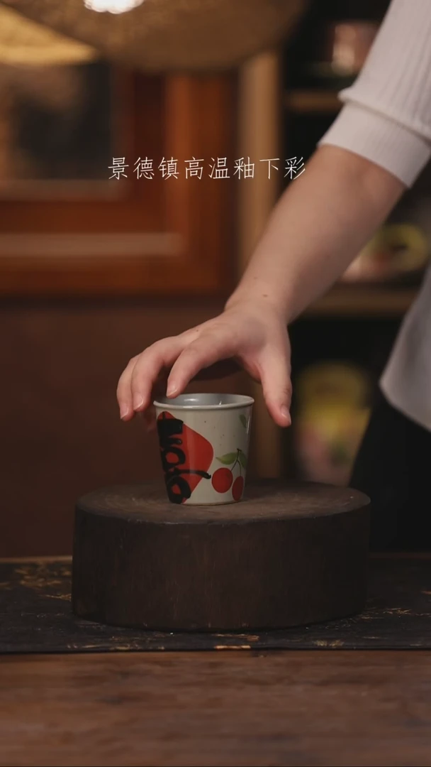 陶瓷景德镇高温釉下手绘陶瓷062