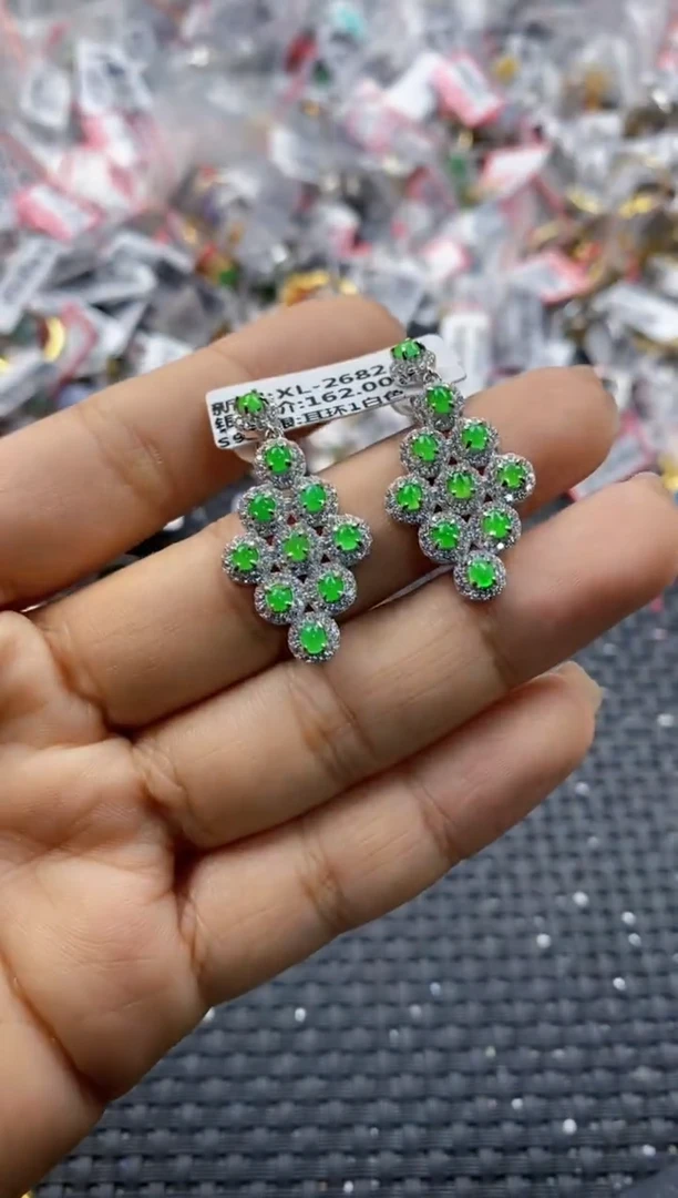 银S925镶嵌戒指翡翠11111111    7