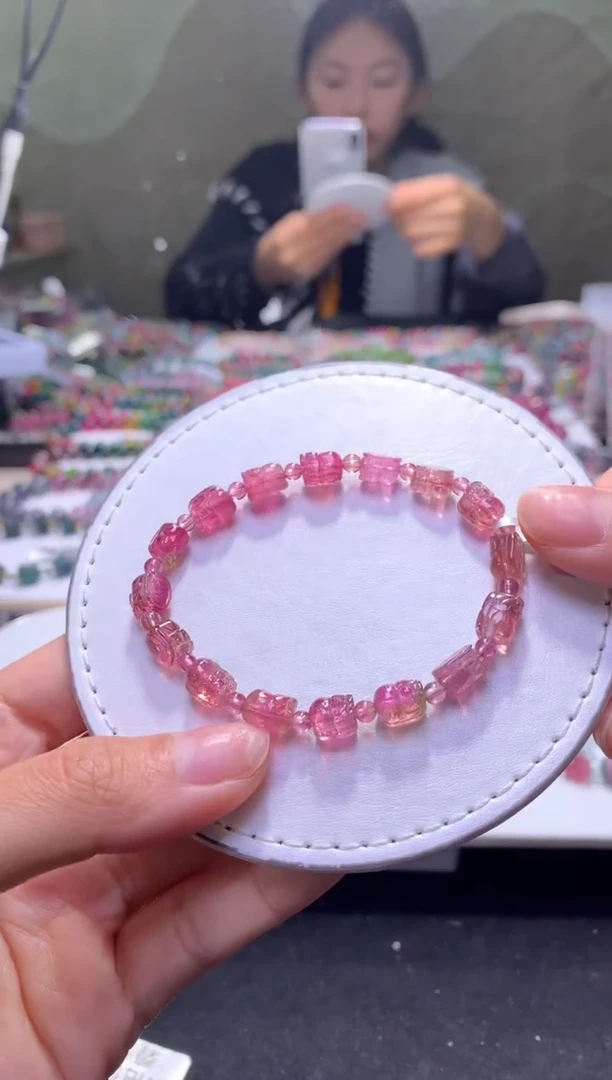 未镶嵌手串碧玺A73【天然碧玺】