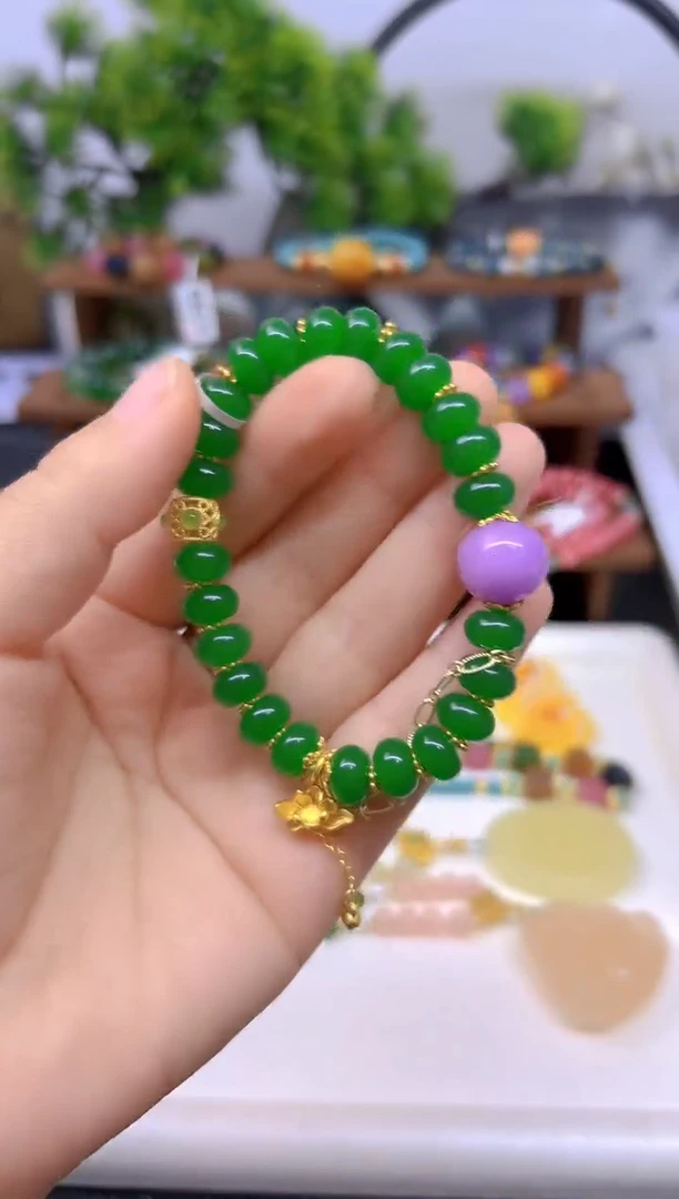 未镶嵌手链翡翠DIY款S618