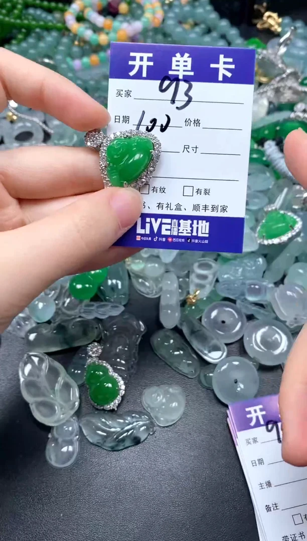 翡翠未镶嵌颈饰所见即所得（一物一拍）93