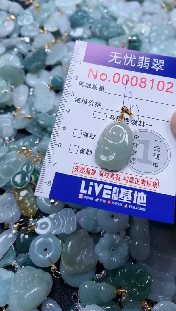 颈饰未镶嵌翡翠8102