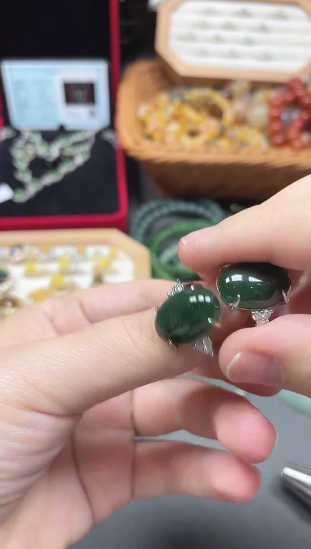 未镶嵌戒指和田玉（碧玉）多样性发货拍一发一