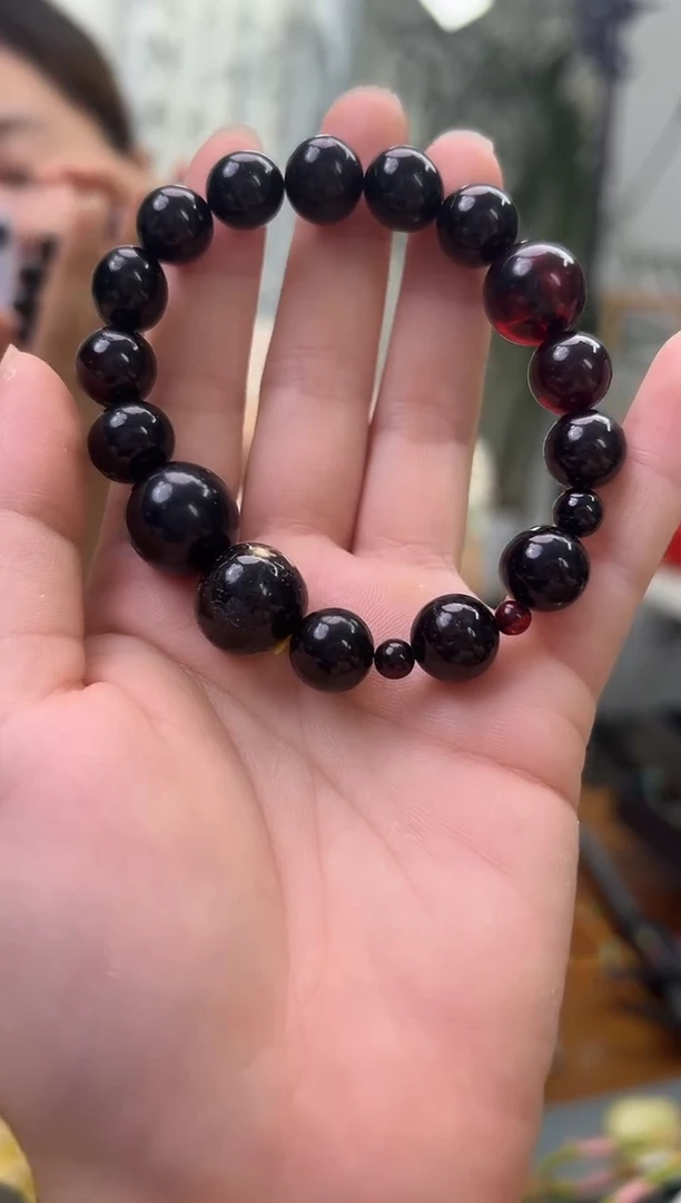 裸石琥珀未镶嵌璐蜜蜡手串