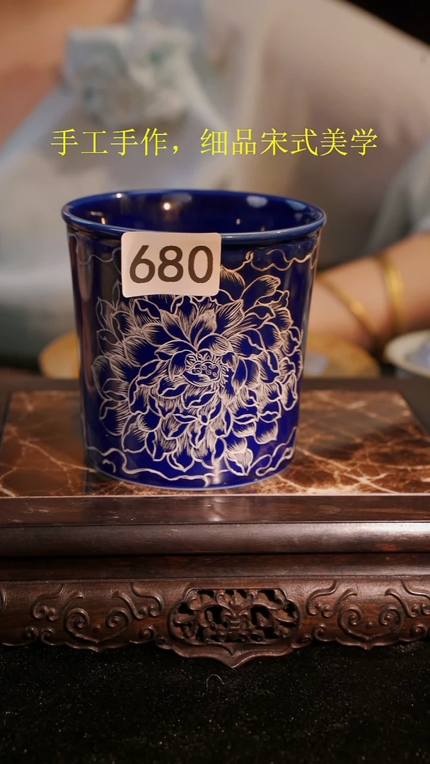 杯子等烟雨陶瓷手作主人杯680