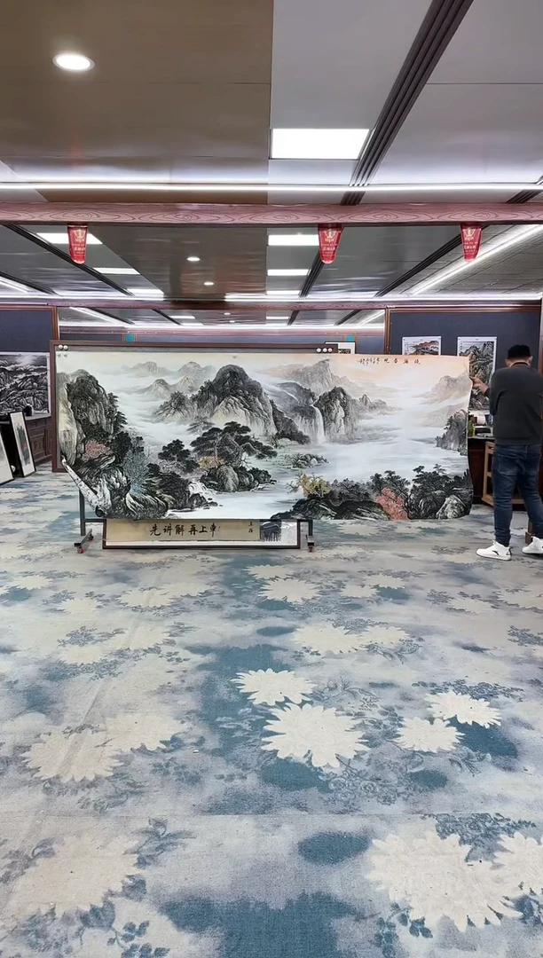 【闪购商品】绘画z邵明义-山水国画-大丈二