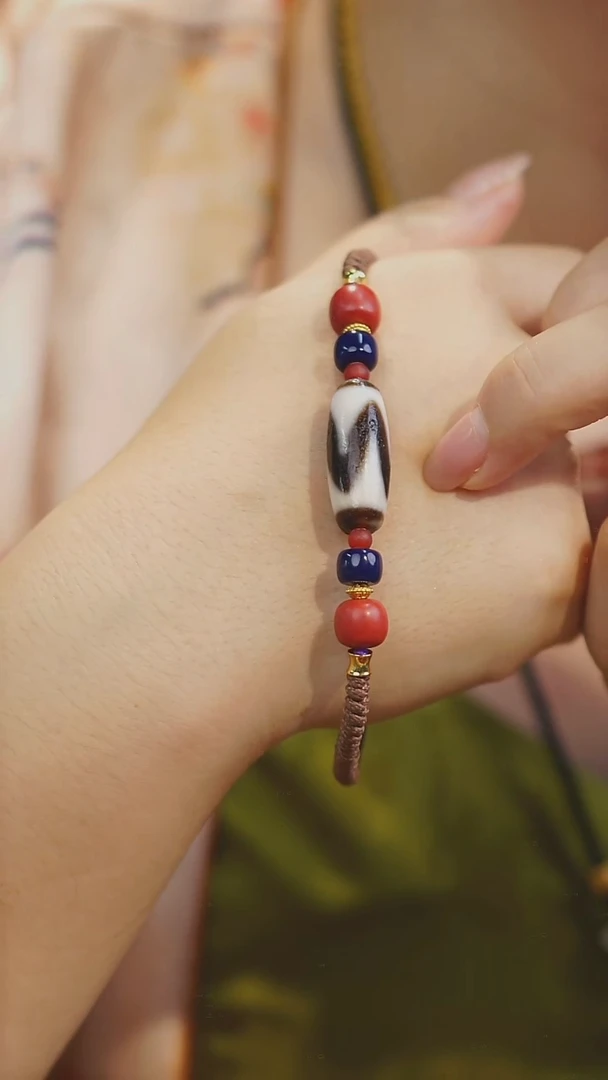 玛瑙/玉髓手串未镶嵌多样性发其一