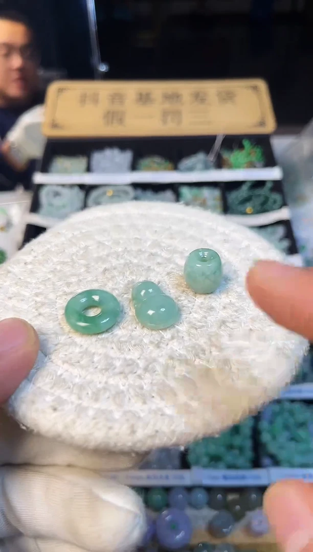 散珠翡翠翡翠散珠3颗