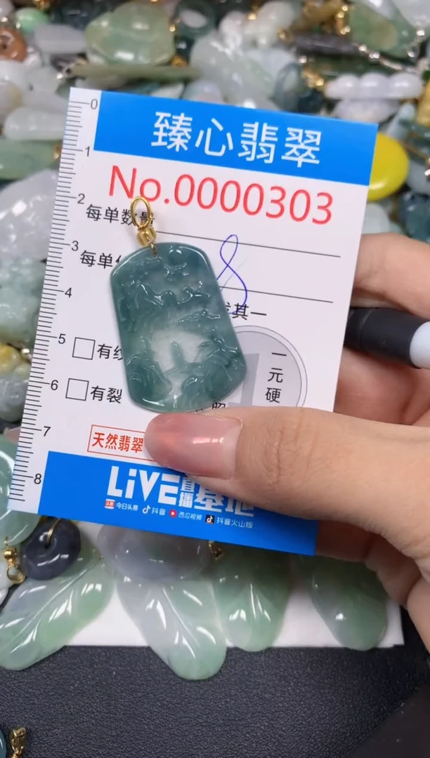 【闪购商品】翡翠颈饰未镶嵌含绳000303