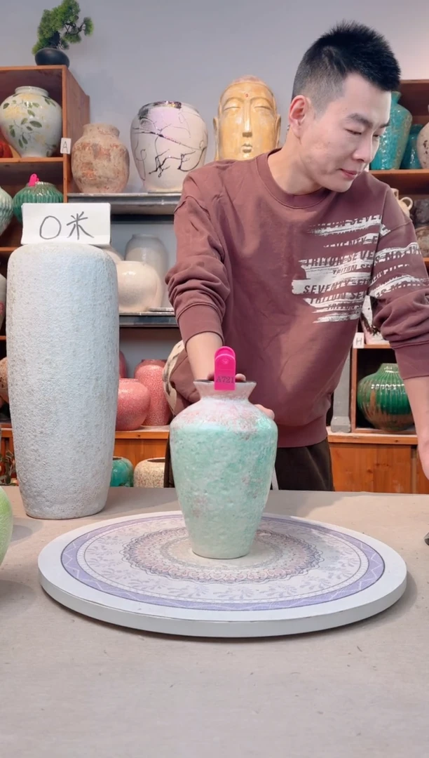 瓶陶瓷花瓶 无花  福利 a721