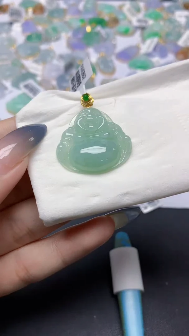 翡翠未镶嵌颈饰天然a货翡翠
