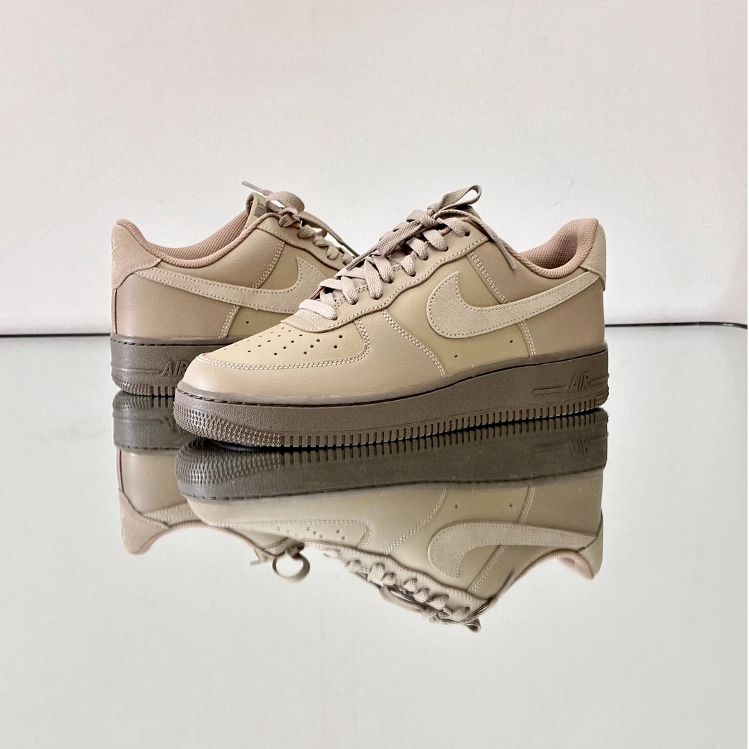 Nike耐克 Air Force 1 LV8男款棕色休闲复古潮流低帮板鞋官方正品