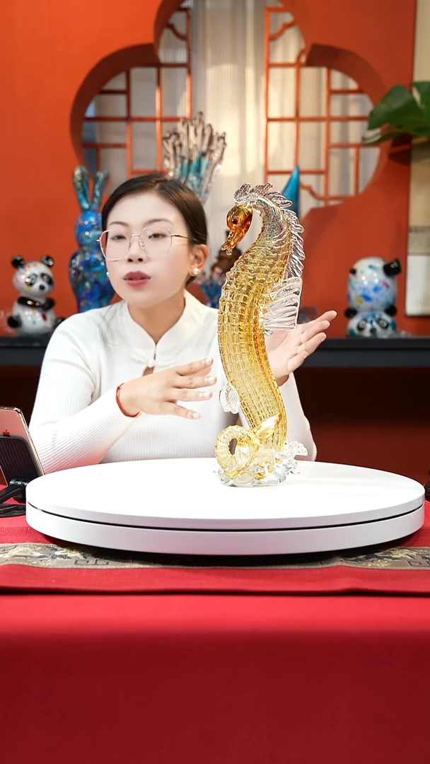 手工艺品琉璃艺术海马