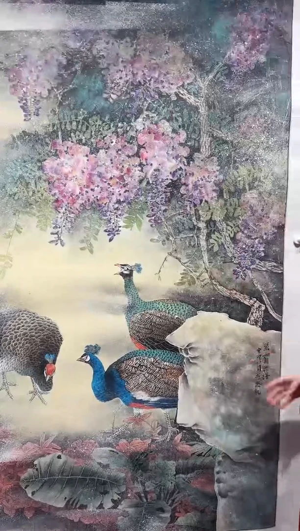 国画秦燕格国画手绘作品Y54