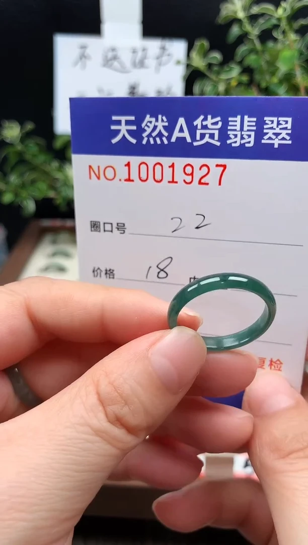 未镶嵌戒指翡翠22#