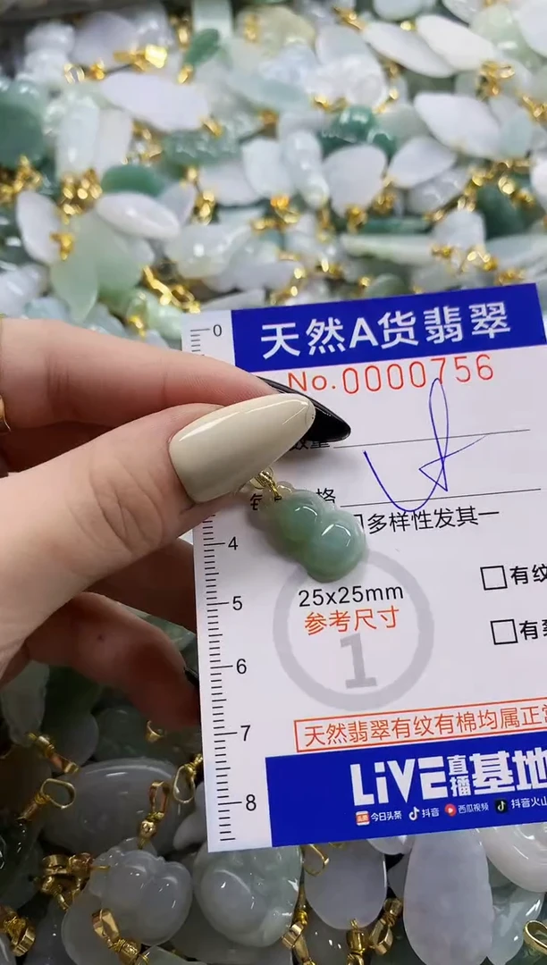 颈饰未镶嵌翡翠天然A货翡翠