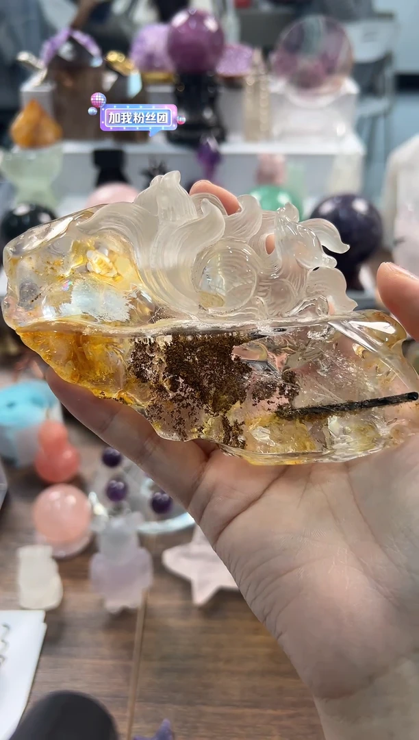 未镶嵌珠宝半成品碧玺波***虾M023