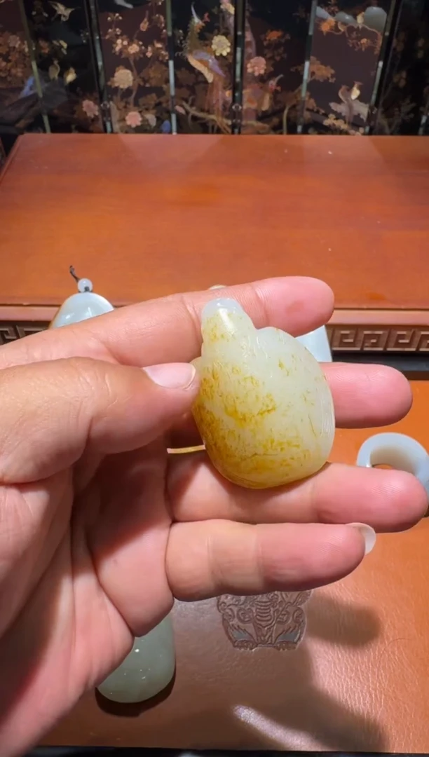 颈饰未镶嵌和田玉龙龟