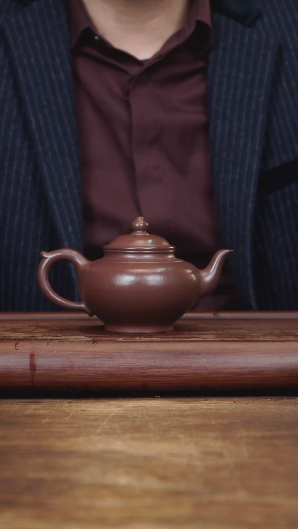 【闪购商品】紫砂茶壶260ml 笑樱 紫朱泥