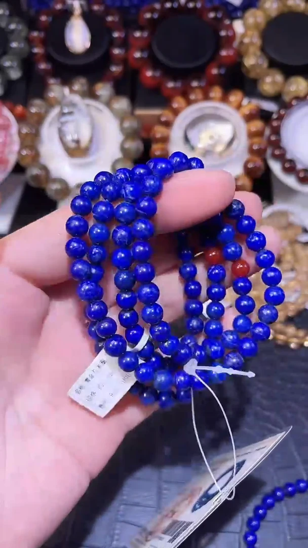 未镶嵌青金石手链青金石多圈手链A6