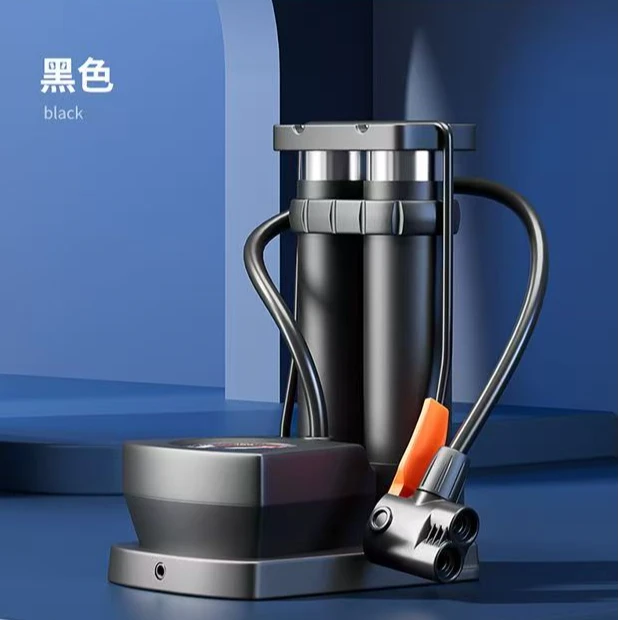 脚踩便携短款高压打气筒摩托车电动车自行车三轮车篮球通用充气泵