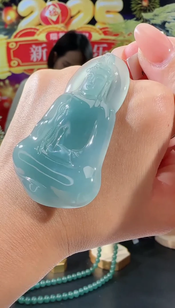 【闪购商品】翡翠吊坠(不含链)未镶嵌观音多样性发一