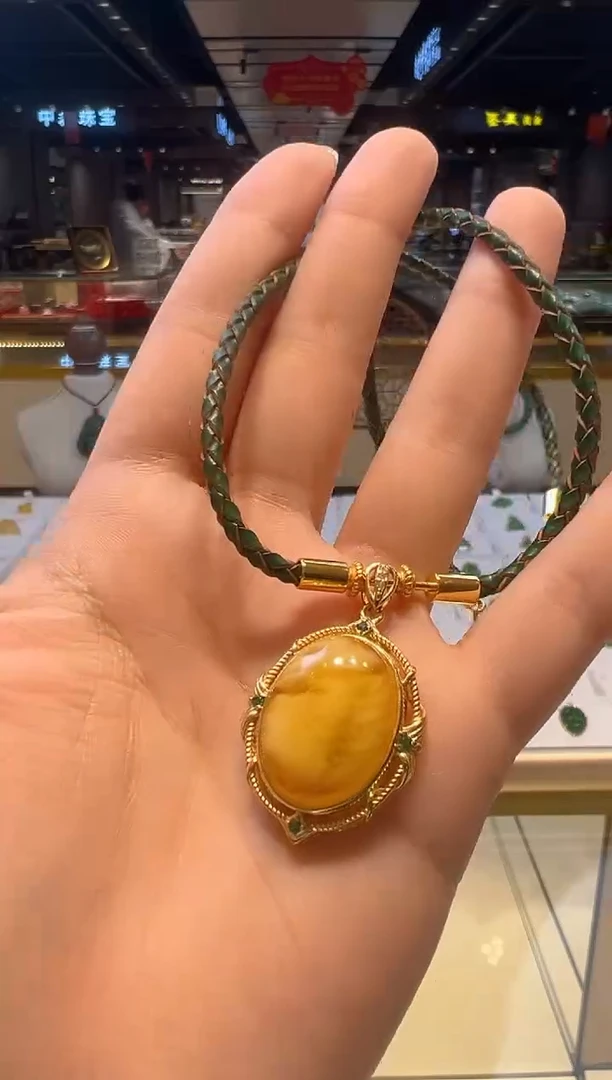 【闪购商品】蜜蜡颈饰银S925镶嵌000000/////