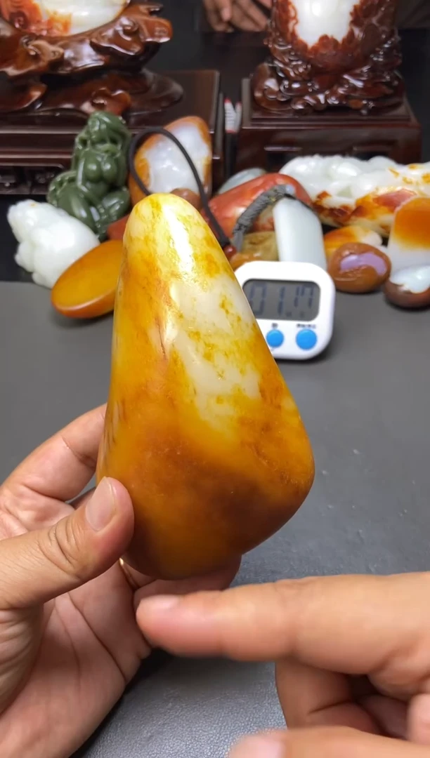 和田玉未镶嵌把件低**…1