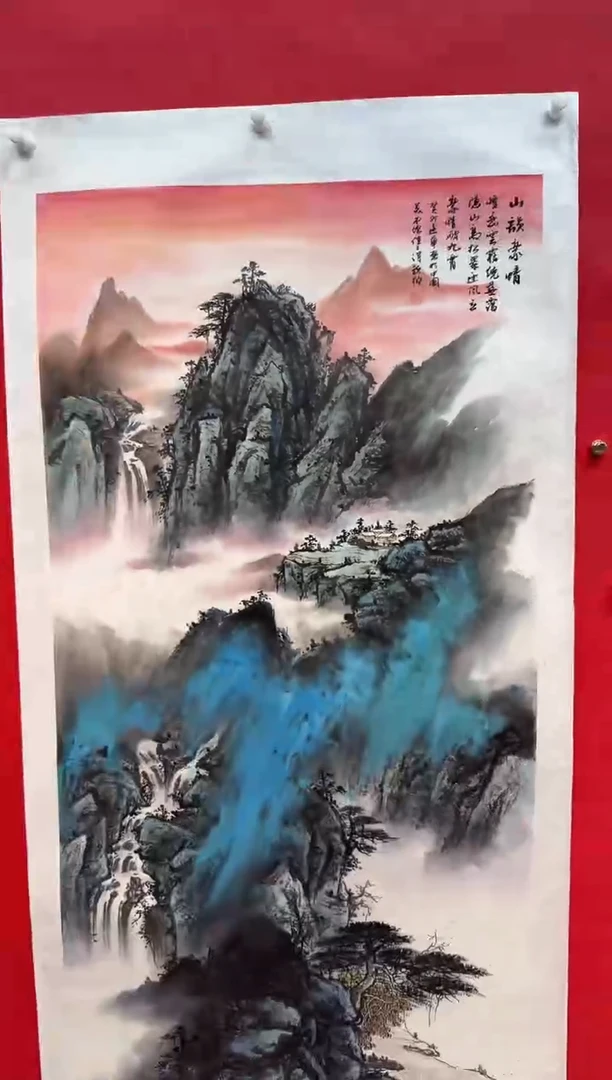 国画画家陆远华纯手绘原作