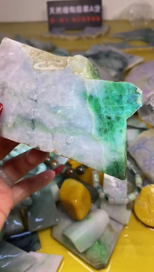 散珠翡翠天然缅甸翡翠A货-69