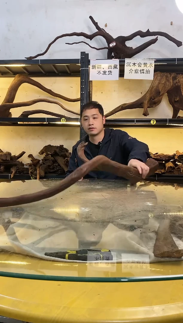 【闪购商品】柚木木艺鱼缸造景素材343